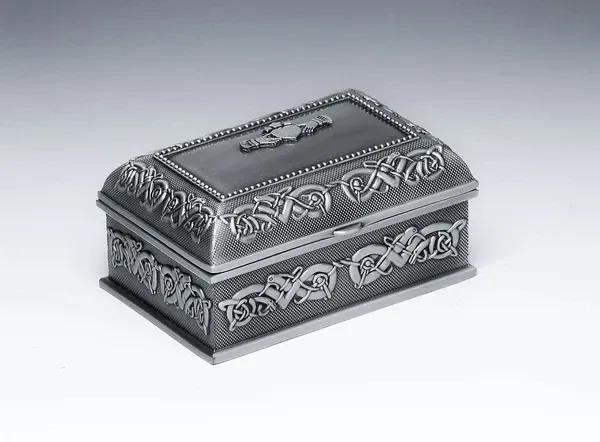 Mullingar Pewter Claddagh Jewelry Box- Small