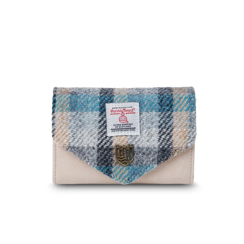 Harris Tweed® Small Clasp Purse- Islander Tartan