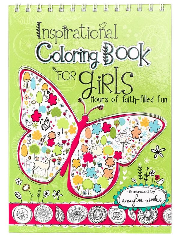 Inspirational Coloring Book for Girls