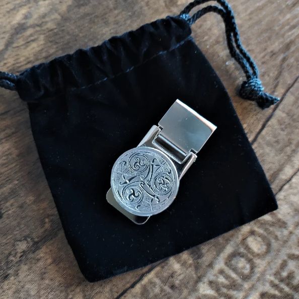Mullingar Pewter Celtic A Spiral Money Clip