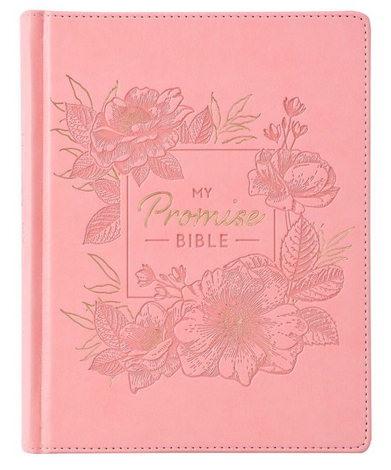 Pink Hardcover Faux Leather KJV My Promise Bible