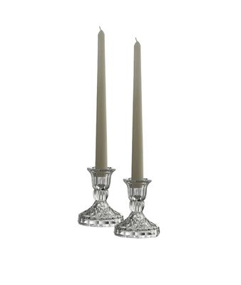 Galway Irish Crystal Ashford Candlestick Pair