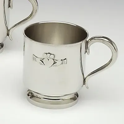 Mullingar Pewter Claddagh Baby Cup