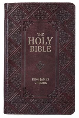 King James Version Bible, Brown, Giant Print King James Version Bible, Brown, Giant Print