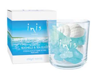 Inis Scented Seashells &amp; Sea Glass 250g Disc.