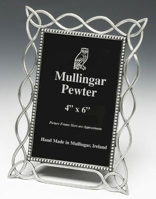 Mullingar Pewter 4x6" Celtic Frame Disc.
