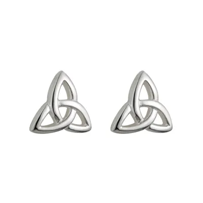 Children's Sterling Silver Trinity Knot Stud Earrings