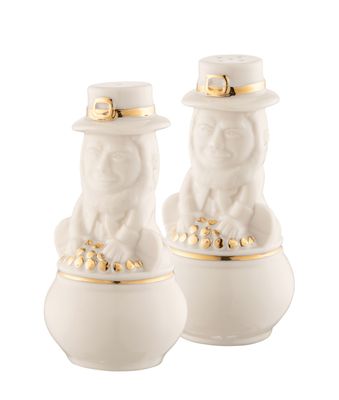 Belleek Leprechaun Salt &amp; Pepper Set