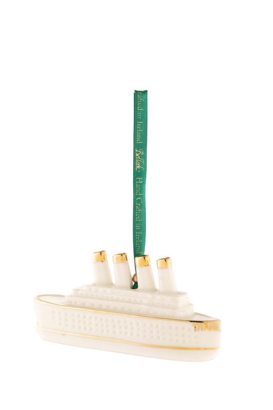 Belleek Titanic Ornament