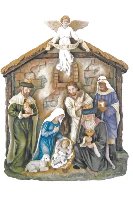Nativity Color Plaque