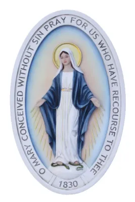 5X8" Miraculous Medal Plaque