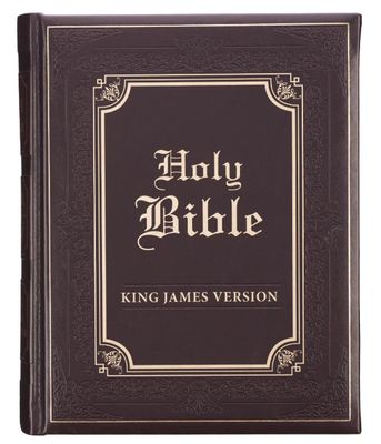 King James Version Family Bible, Brown King James Version Family Bible, Brown