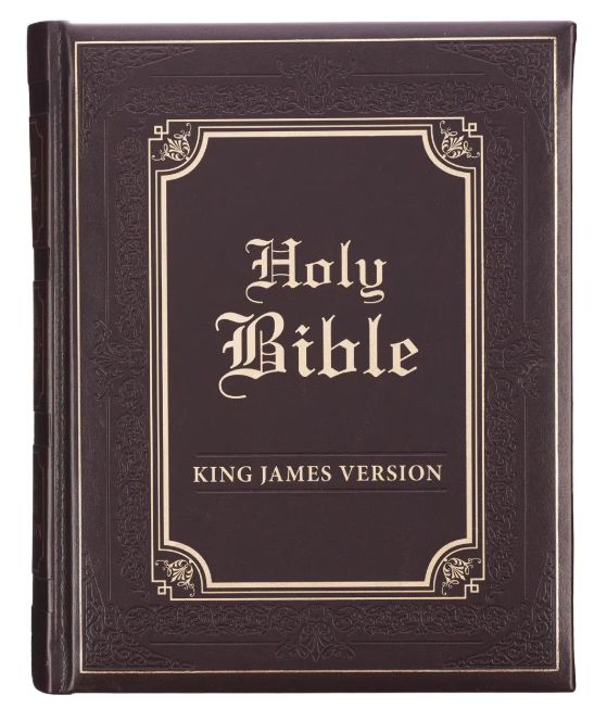 King James Version Family Bible, Brown
