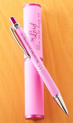 Pink Pen and Case Set Disc.