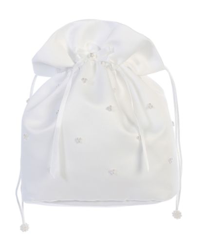 Ruffle Bag With Pearls Disc. Ruffle Bag With Pearls Disc.
