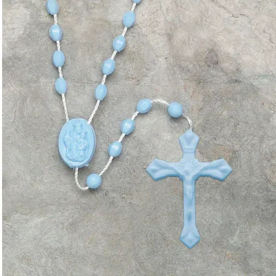 Rosary String Oval Blue
