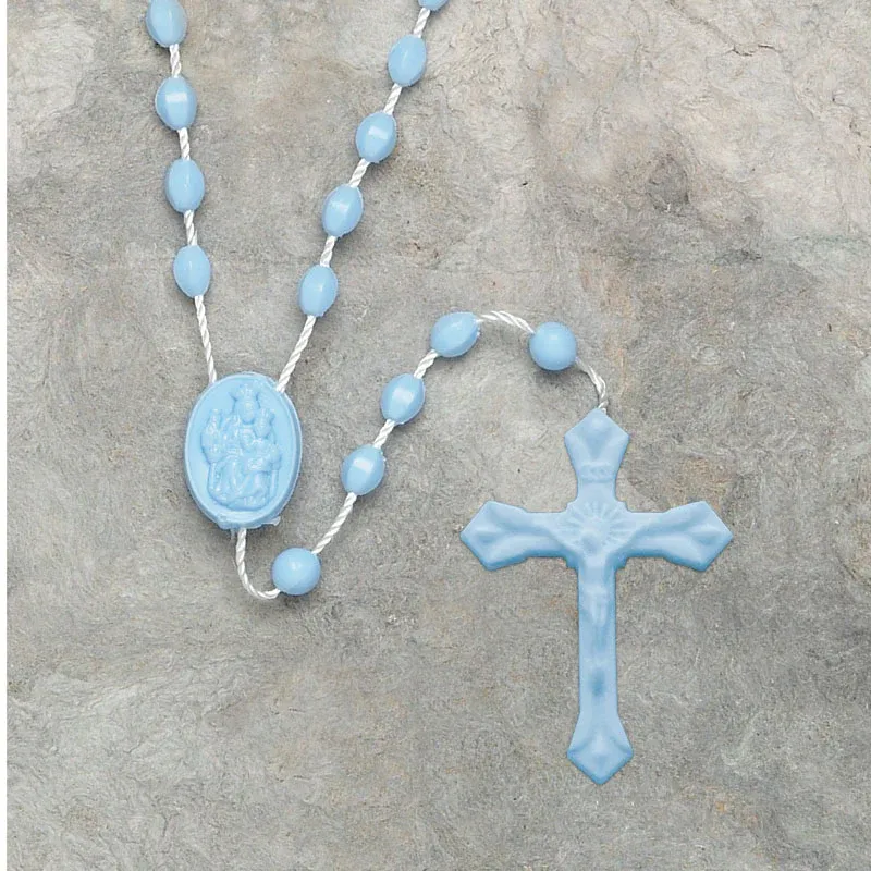 Rosary String Oval Blue