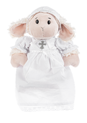 10" Christening Lamb