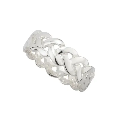 Gents Sterling Silver Celtic Knot Ring Gents Sterling Silver Celtic Knot Ring