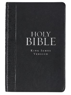 Black Faux Leather King James Version Deluxe Gift Bible