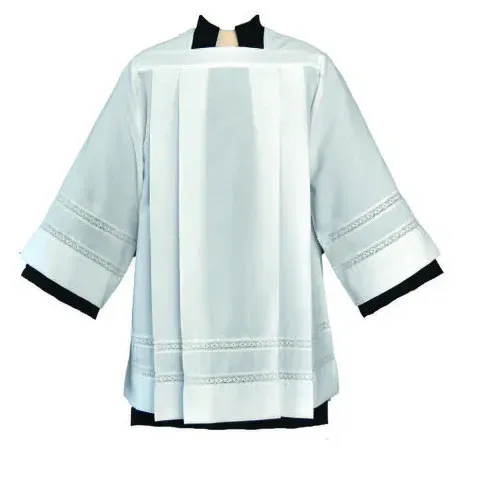 Priest Surplice, Lace Bands, Size Medium, Style #4771- Disc.