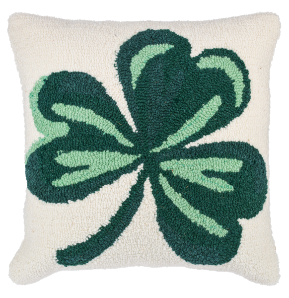 Shamrock Pillow 18" x 18" Disc.