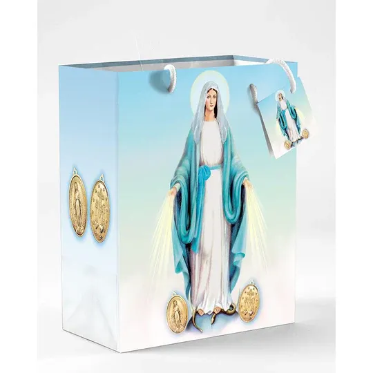 Miraculous Medal Large Gift Bag with Tissue