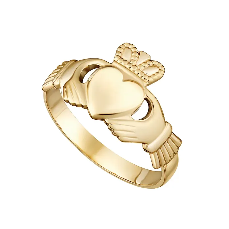 Ladies 10kt Gold Claddagh Ring- Our Standard Ladies Claddagh Rings