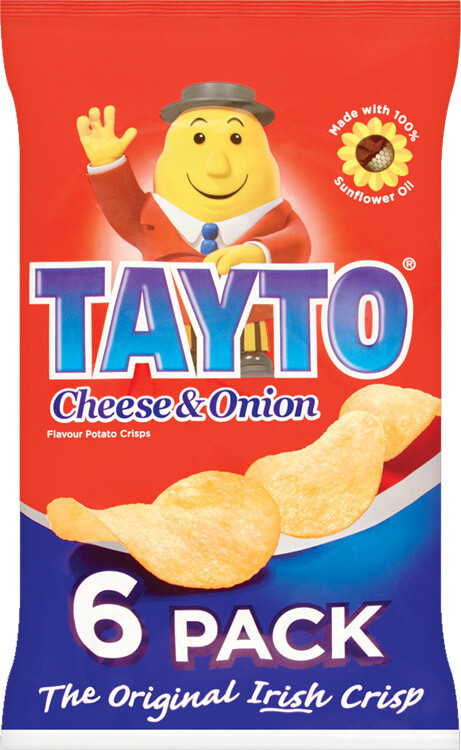 Tayto Cheese &amp; Onion 6 Pack