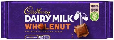 Cadbury Dairy Milk Wholenut Cadbury Dairy Milk Wholenut