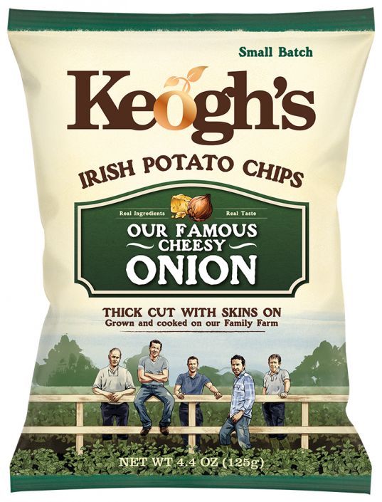 Keoghs Dubliner Cheese & Onion 125g Keoghs Dubliner Cheese & Onion 125g