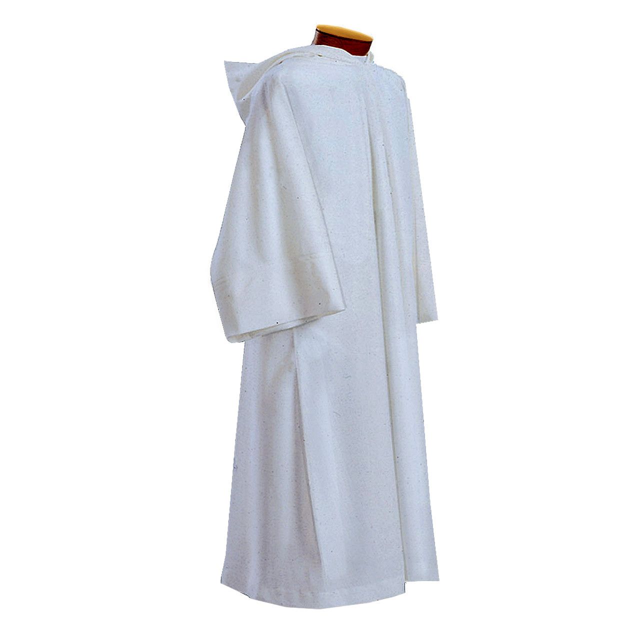Concelebration Alb with Hood, White, Disc. Concelebration Alb with Hood, White, Disc.