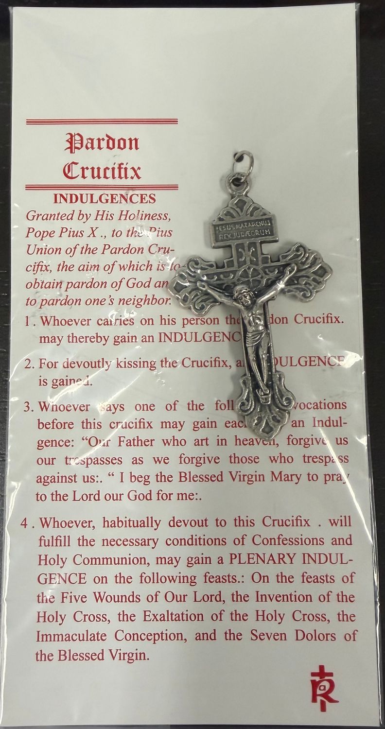 Pardon Crucifix Carded