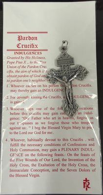 Pardon Crucifix Carded Pardon Crucifix Carded