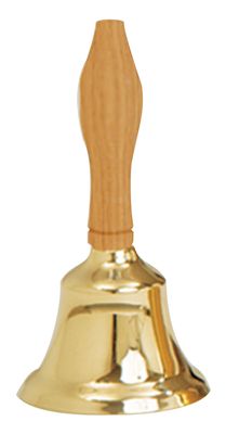 Small School Bell, Gold Small School Bell, Gold