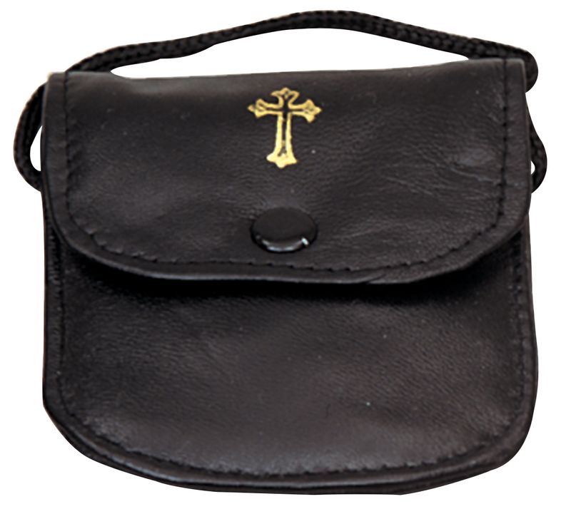 Burse, Leather with Neck Cord Burse, Leather with Neck Cord