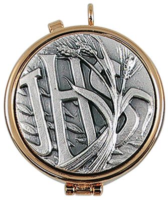 Pyx, 24kt Gold Plated, IHS Emblem Pyx, 24kt Gold Plated, IHS Emblem