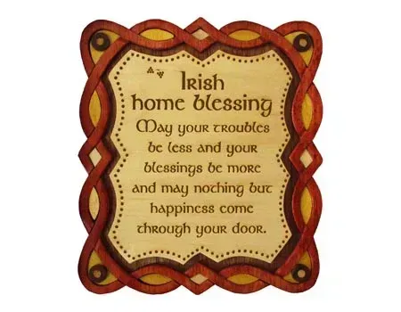 Irish Home Blessing Wall Plaque Irish Home Blessing Wall Plaque