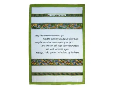 Single Tea Towel Irish Blessing