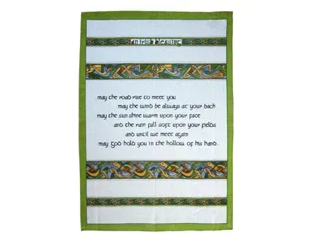 Single Tea Towel Irish Blessing
