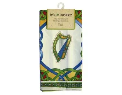 Irish Blessing &amp; Emblems of Ireland 2 Towel Set