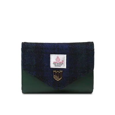 Harris Tweed® Small Clasp Purse- Black Watch Tartan