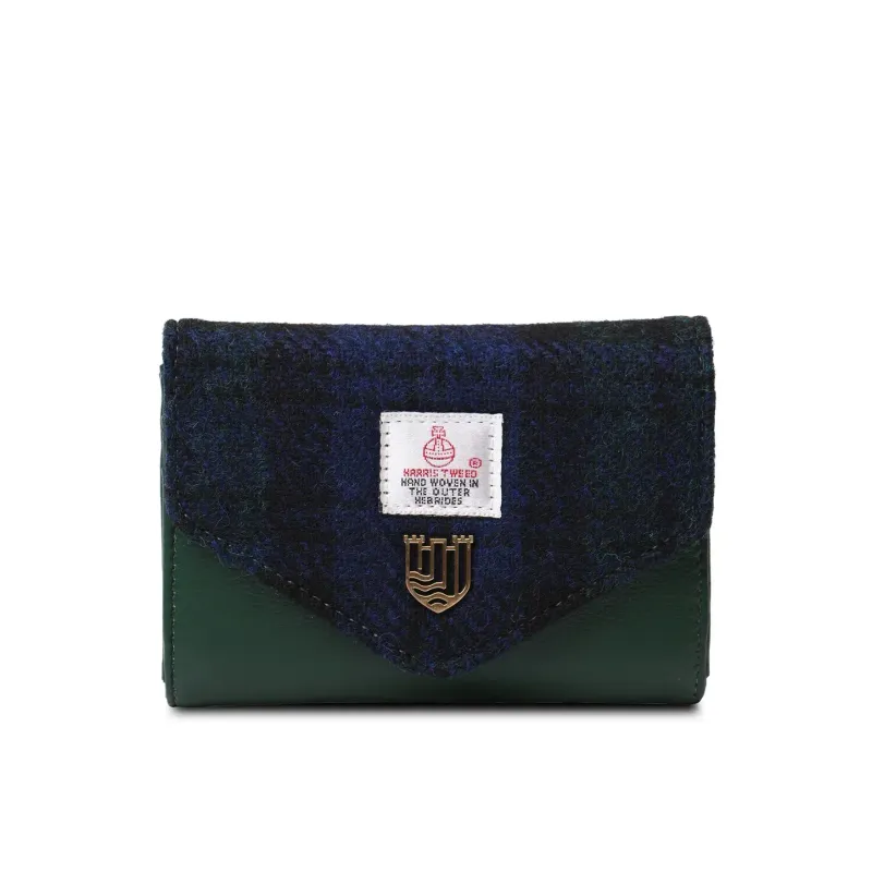 Harris Tweed® Small Clasp Purse- Black Watch Tartan Harris Tweed® Small Clasp Purse- Black Watch Tartan