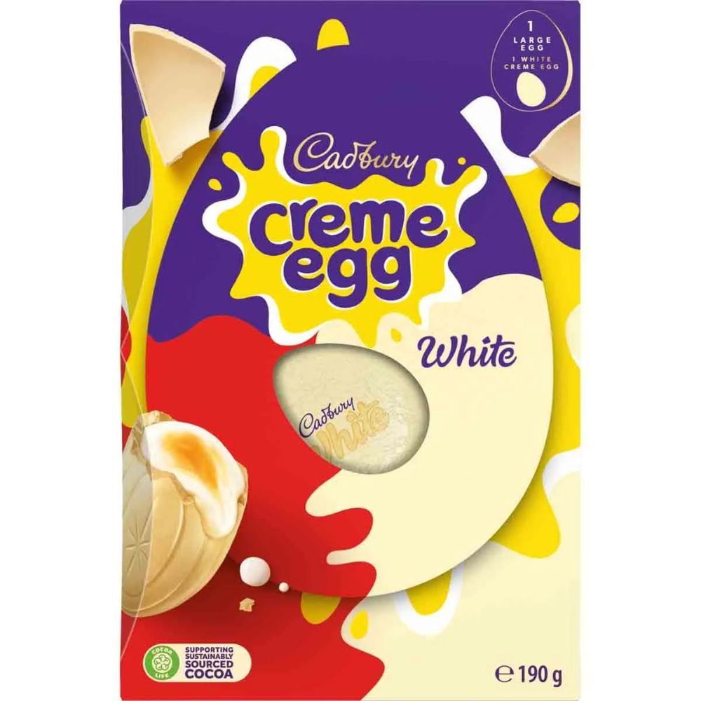 Creme Egg White Large Egg