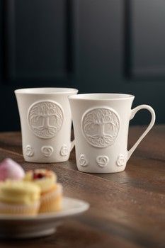 Belleek Tree of Life Mug Set (Set of 2)