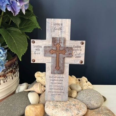 Living in Faith Wall Cross Living in Faith Wall Cross