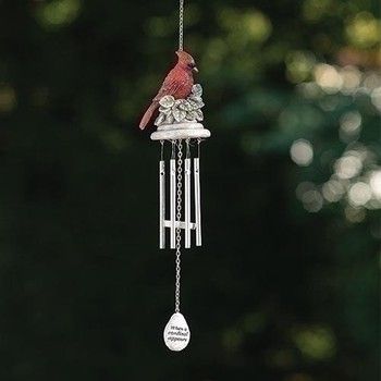 18"L Cardinal Memorial Windchime 18"L Cardinal Memorial Windchime