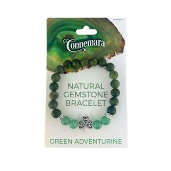 Gemstone Bracelet Green Adventure with Connemara Marble