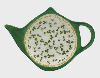 Shamrock Blessing Teabag Holder
