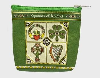 Symbols of Ireland Zip Purse